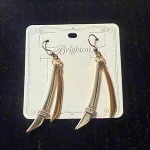 Brighton Meridian Swing Two Tone Earrings